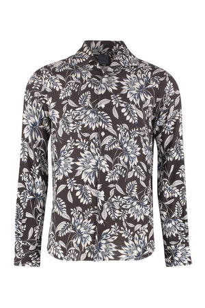 Printed viscose shirt-0